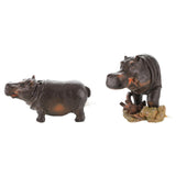 Maxbell Air Bubbler Hippo Fish Tank Bubbler Decoration for Hermit Crab Tank Aquarium 14.5cmx7cmx5.3cm