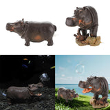 Maxbell Air Bubbler Hippo Fish Tank Bubbler Decoration for Hermit Crab Tank Aquarium 14.5cmx7cmx5.3cm