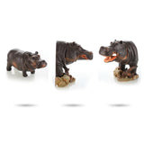 Maxbell Air Bubbler Hippo Fish Tank Bubbler Decoration for Hermit Crab Tank Aquarium 14.5cmx7cmx5.3cm
