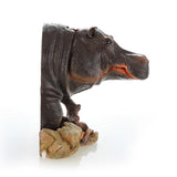 Maxbell Air Bubbler Hippo Fish Tank Bubbler Decoration for Hermit Crab Tank Aquarium 20cmx17.5cmx17.5cm