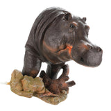 Maxbell Air Bubbler Hippo Fish Tank Bubbler Decoration for Hermit Crab Tank Aquarium 20cmx17.5cmx17.5cm