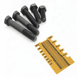 Maxbell Screw Measuring Ruler Thread Size Checker Screw Sorter Thickened Sorter Tool Yellow