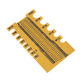 Maxbell Screw Measuring Ruler Thread Size Checker Screw Sorter Thickened Sorter Tool Yellow