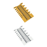 Maxbell Screw Measuring Ruler Thread Size Checker Screw Sorter Thickened Sorter Tool Yellow