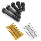 Maxbell Screw Measuring Ruler Thread Size Checker Screw Sorter Thickened Sorter Tool Yellow