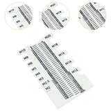 Maxbell Screw Measuring Ruler Thread Size Checker Screw Sorter Thickened Sorter Tool White