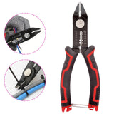 Maxbell Cable Stripper 6" Carbon Steel Crimping Tool for Crimping Joining Electrical