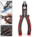 Maxbell Cable Stripper 6" Carbon Steel Crimping Tool for Crimping Joining Electrical