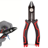 Maxbell Cable Stripper 6" Carbon Steel Crimping Tool for Crimping Joining Electrical