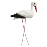 Maxbell Simulated Bird Crane Miniature with Iron Wire Legs Lightweight PE Bird Model