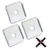 Maxbell 3Pcs x Blade Two Mulching Blade Adapters Lawn Gardening x Blade Adapter Kit