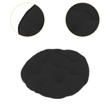 Maxbell Hanging Egg Chair Cushion Decor Rocking Chair Cushion for Sofa Patio Balcony Black