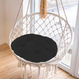 Maxbell Hanging Egg Chair Cushion Decor Rocking Chair Cushion for Sofa Patio Balcony Black