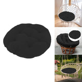 Maxbell Hanging Egg Chair Cushion Decor Rocking Chair Cushion for Sofa Patio Balcony Black