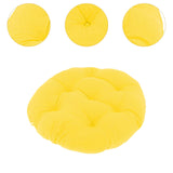 Maxbell Hanging Egg Chair Cushion Decor Rocking Chair Cushion for Sofa Patio Balcony Yellow
