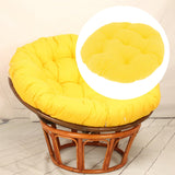 Maxbell Hanging Egg Chair Cushion Decor Rocking Chair Cushion for Sofa Patio Balcony Yellow