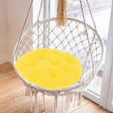 Maxbell Hanging Egg Chair Cushion Decor Rocking Chair Cushion for Sofa Patio Balcony Yellow