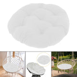 Maxbell Hanging Egg Chair Cushion Decor Rocking Chair Cushion for Sofa Patio Balcony White