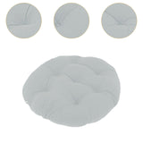 Maxbell Hanging Egg Chair Cushion Decor Rocking Chair Cushion for Sofa Patio Balcony Light Grey