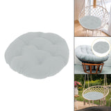 Maxbell Hanging Egg Chair Cushion Decor Rocking Chair Cushion for Sofa Patio Balcony Light Grey