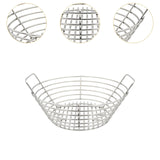 Maxbell Lump Charcoal Fire Basket with Handle Stainless Steel Charcoal Ash Collector