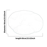 Maxbell Hanging Egg Chair Cushion Comfortable Replacement for Indoor Balcony Outdoor Red