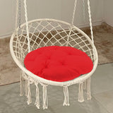 Maxbell Hanging Egg Chair Cushion Comfortable Replacement for Indoor Balcony Outdoor Red