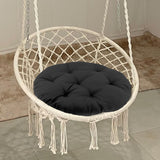 Maxbell Hanging Egg Chair Cushion Comfortable Replacement for Indoor Balcony Outdoor Black