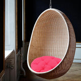 Maxbell Hanging Egg Chair Cushion Comfortable Replacement for Indoor Balcony Outdoor Pink