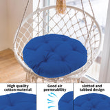 Maxbell Hanging Egg Chair Cushion Comfortable Replacement for Indoor Balcony Outdoor Blue