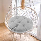 Maxbell Hanging Egg Chair Cushion Comfortable Replacement for Indoor Balcony Outdoor Light Grey