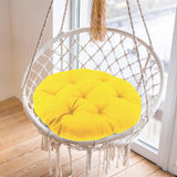 Maxbell Hanging Egg Chair Cushion Comfortable Replacement for Indoor Balcony Outdoor Yellow