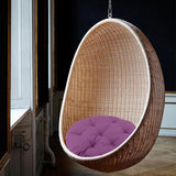 Maxbell Hanging Egg Chair Cushion Comfortable Replacement for Indoor Balcony Outdoor Violet