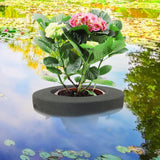 Maxbell Floating Pond Planter Plant Container Breathable Plant Basket Island Planter
