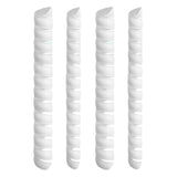 Maxbell 4x Trunk Wrap Plants Guard Sturdy Wildlife Protection Spiral Trunk Protector White