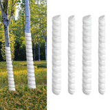 Maxbell 4x Trunk Wrap Plants Guard Sturdy Wildlife Protection Spiral Trunk Protector White