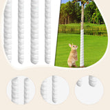 Maxbell 4x Trunk Wrap Plants Guard Sturdy Wildlife Protection Spiral Trunk Protector White