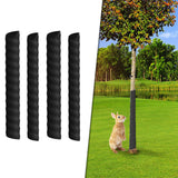 Maxbell 4x Trunk Wrap Plants Guard Sturdy Wildlife Protection Spiral Trunk Protector Black