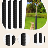 Maxbell 4x Trunk Wrap Plants Guard Sturdy Wildlife Protection Spiral Trunk Protector Black