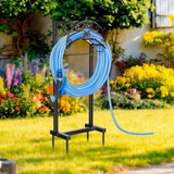 Maxbell Garden Hose Reel Holder Stable Organiser Ground Insert for Home Yard Outside