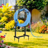 Maxbell Garden Hose Reel Holder Stable Organiser Ground Insert for Home Yard Outside
