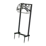 Maxbell Garden Hose Reel Holder Stable Organiser Ground Insert for Home Yard Outside