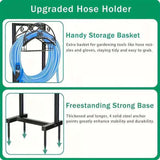 Maxbell Garden Hose Reel Holder Stable Organiser Ground Insert for Home Yard Outside