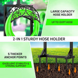 Maxbell Garden Water Hose Holder Organizer Stand for Supports 150 ft Hose Patch Lawn