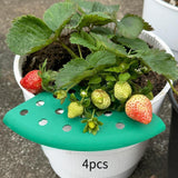 Maxbell 4x Strawberry Plant Supports Lightweight Keep Berries Clean Protection Racks Green