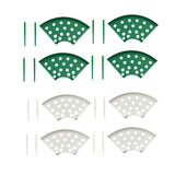 Maxbell 4x Strawberry Plant Supports Lightweight Keep Berries Clean Protection Racks Green