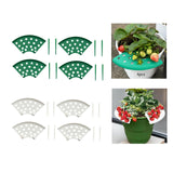 Maxbell 4x Strawberry Plant Supports Lightweight Keep Berries Clean Protection Racks Green