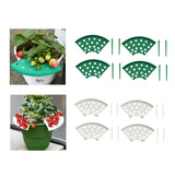 Maxbell 4x Strawberry Plant Supports Lightweight Keep Berries Clean Protection Racks Green