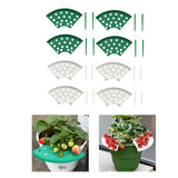 Maxbell 4x Strawberry Plant Supports Lightweight Keep Berries Clean Protection Racks Green