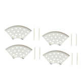 Maxbell 4x Strawberry Plant Supports Lightweight Keep Berries Clean Protection Racks White